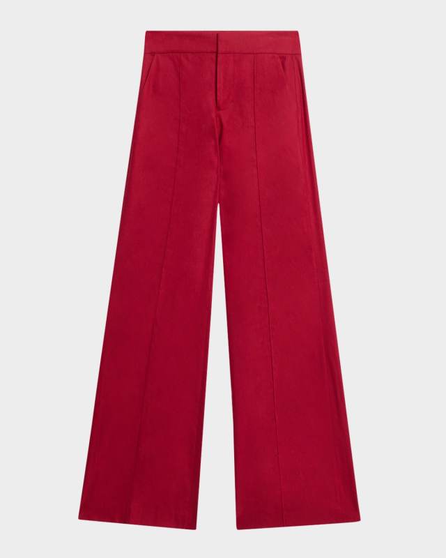 Dylan High-Rise Wide-Leg Pants